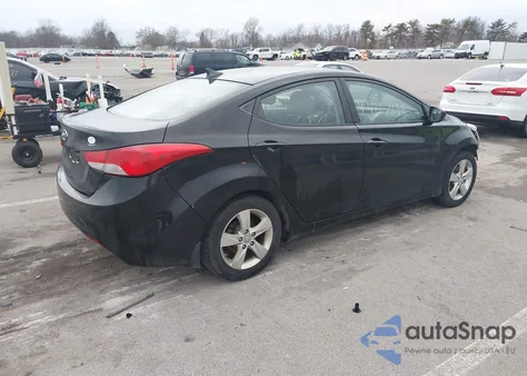 2013 Hyundai Elantra Gls из США, поврежденный, VIN KMHDH4AE3DU979972